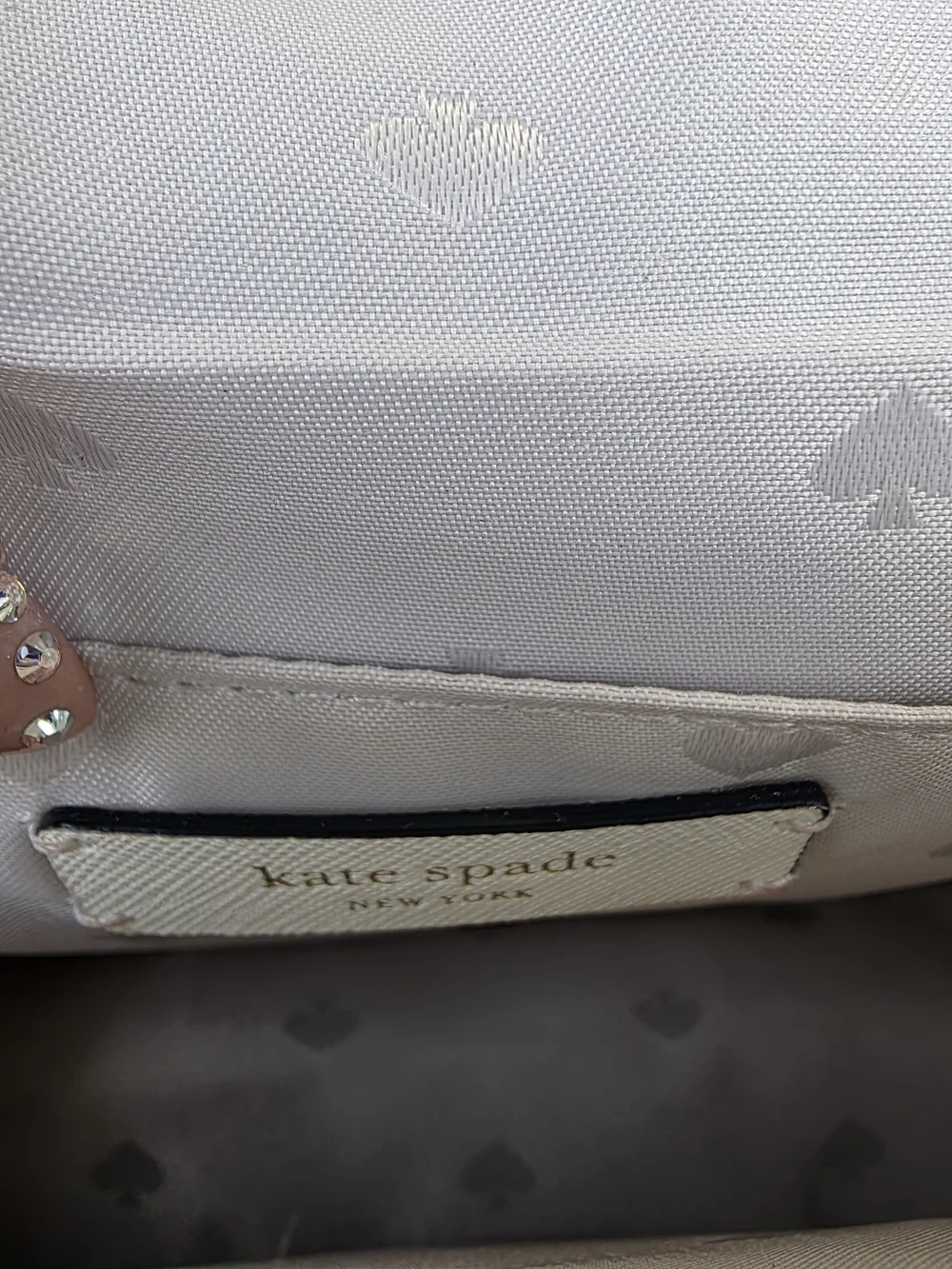 Kate Spade New York Blockcolor Lavender White & Navy Shoulder Crossbody Bag